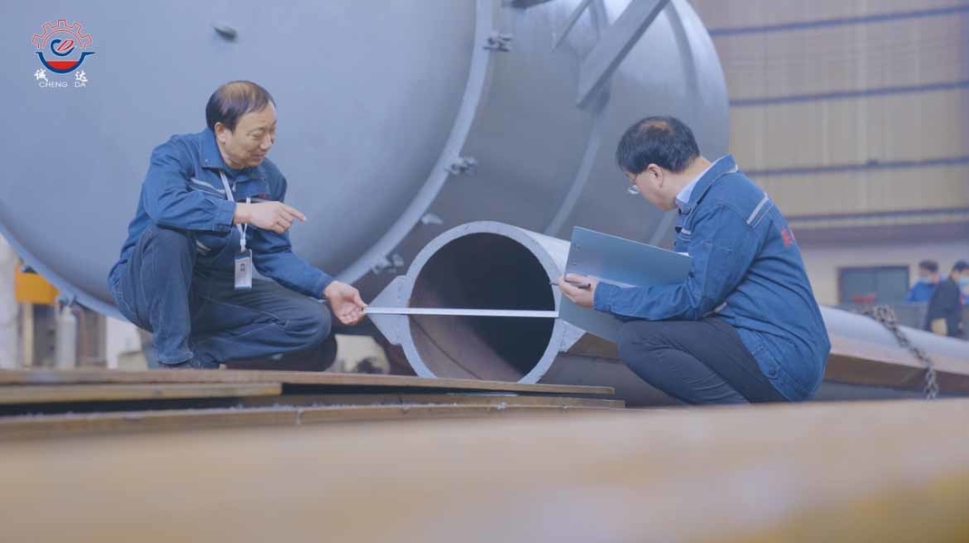 Shaanxi CHENGDA Industry Furnace MAKE Co., Ltd. fabrikant productielijn