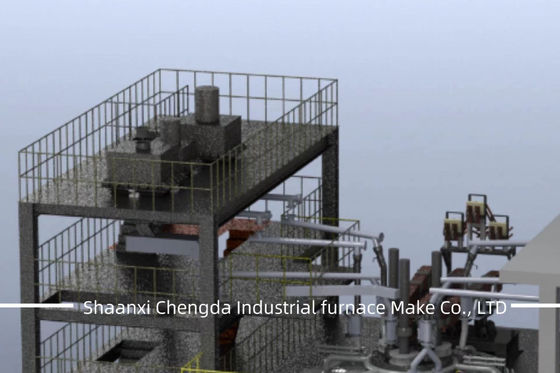 Driekleurige katalysatorbehandeling elektrische ovenapparatuur