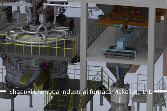 Afval van ternaire lithiumbatterijen Materiaal Recycling Elektrische ovenapparatuur