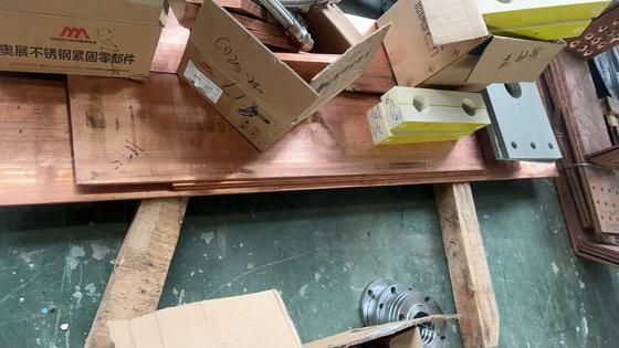 Koperen stroomrail voor elektrische vlamboogovens