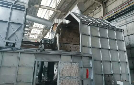 Aluminiumasbehandelingstoestellen met een smelttemperatuur van 1550-1650°C, een stroomverbruik van 750-850 kWh/t en een capaciteit van 60-160 t per dag