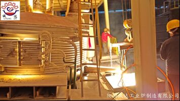bruin gesmolten aluminiumoxide oven
