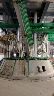10000 KVA Middelgrote koolstofarme ferromanganeraffinageoven met ondergedompelde boogsmelttechnologie