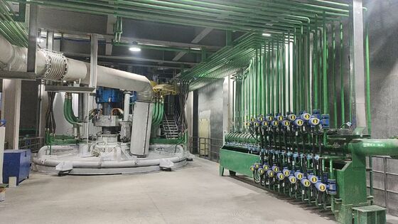 Steenwol smeltende elektrische oven 3000kVA Vliegas Rode modder Minerale wolproductie-installatie