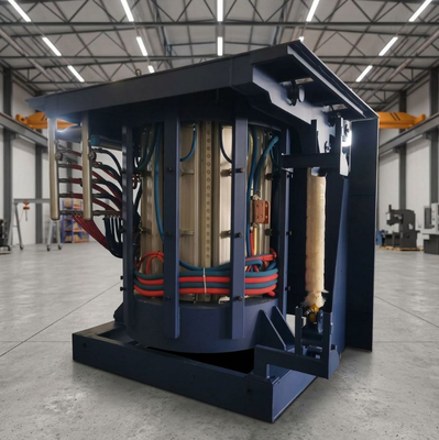 10T Energiebesparende Middelfrequente Inductieoven voor Ferrochroomlegeringsraffinagelijnen